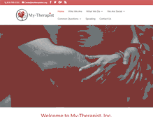 Tablet Screenshot of mytherapistnc.org